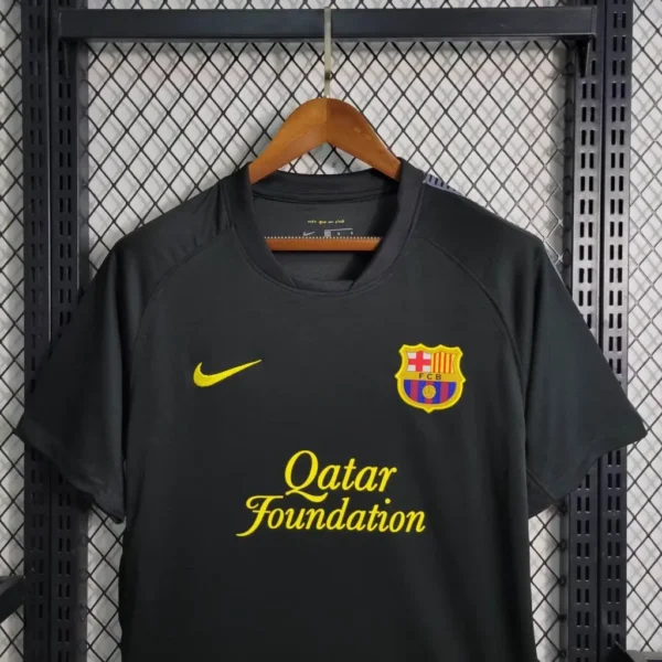 4 Retro 11-12 Barcelona Black Away Jersey