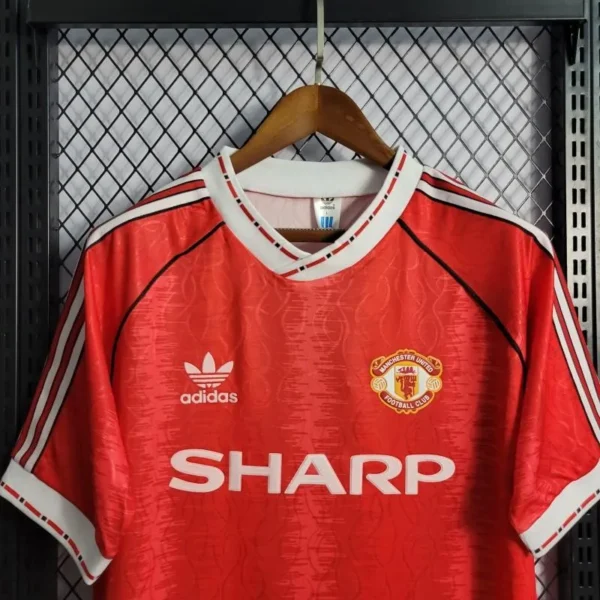5 Retro 90-92 Manchester United Home Jersey