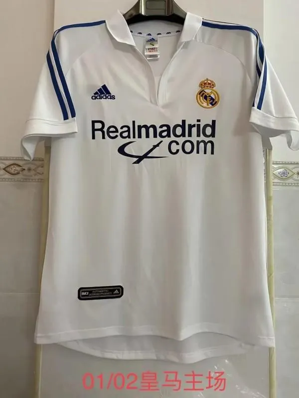5 Retro 01-02 Real Madrid Home