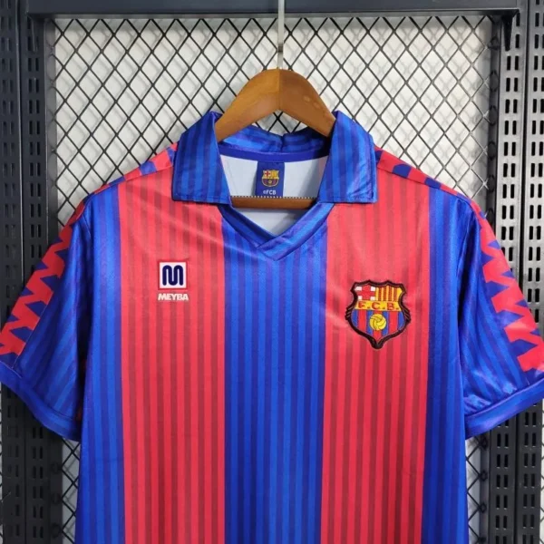 6 Retro 91-92 Barcelona Home Jersey