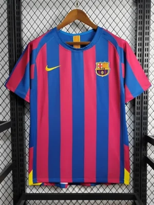 7 Retro 05-06 Barcelona Home Jersey