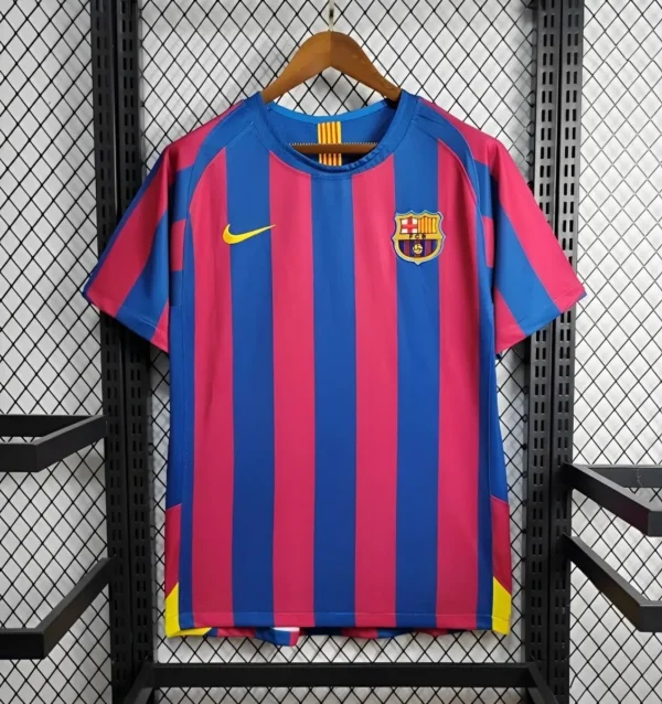 7 Retro 05-06 Barcelona Home Jersey