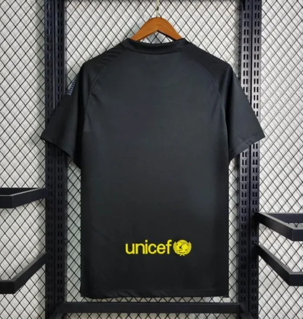 8 Retro 11-12 Barcelona Black Away Jersey