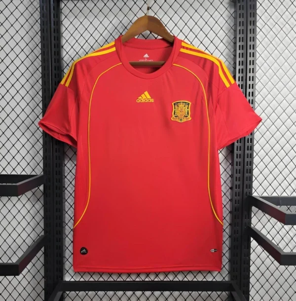 9 Retro 2010 Spain Home Jersey