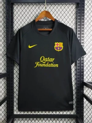 9 Retro 11-12 Barcelona Black Away Jersey