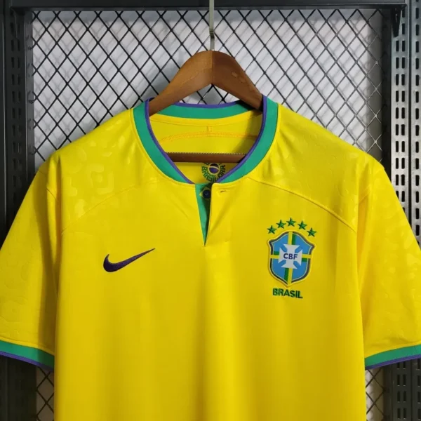 10 Brazil Home Soccer Jersey