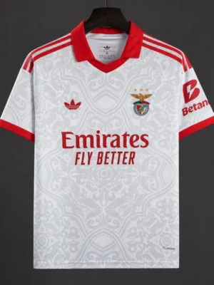 2 SL Benfica Away White Jersey