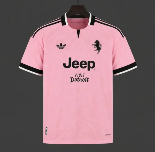 2 26-27 Juventus Away Pink Jersey