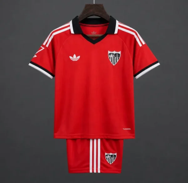 2 KIDS Sevilla Away Red Jersey