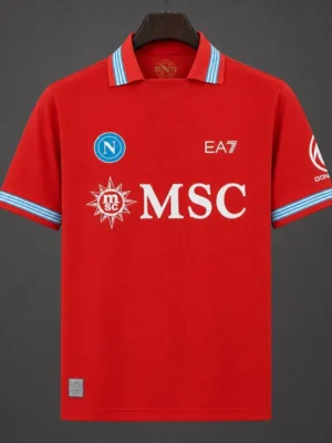 2 Napoli Third Red Jersey