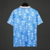 3 95-96 Celta de Vigo Light Blue with Diamond Pattern Home Jersey