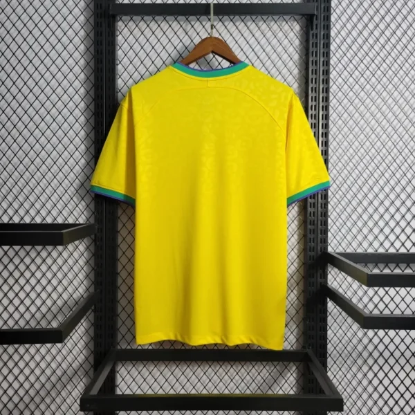 4 Brazil Home Soccer Jersey