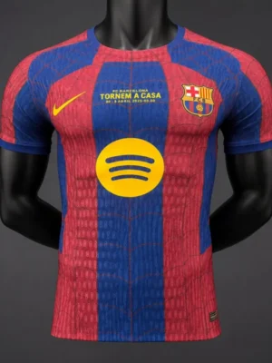 6 26-27 FC Barcelona x Spider Man Jersey
