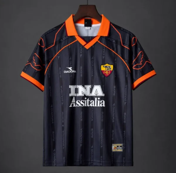 9 99-00 AS Roma Away Jersey