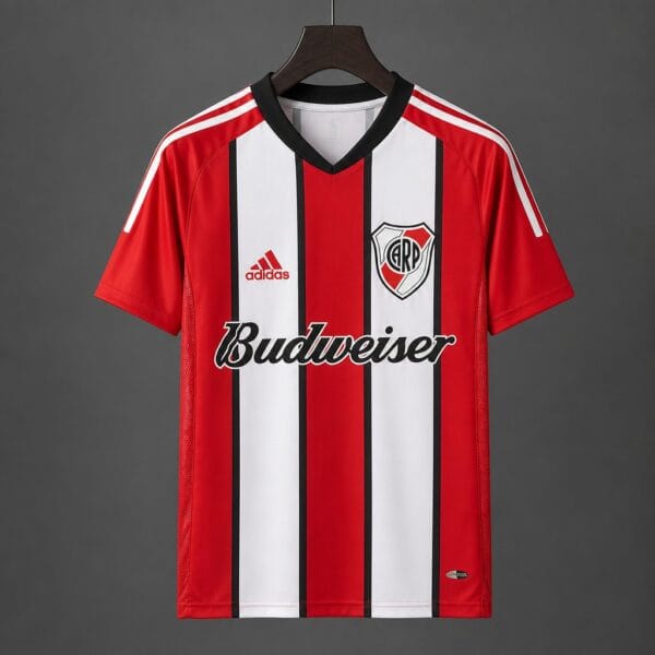 03-04 River Plate Away Red Jersey