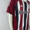 05-06 River Plate Away Maroon Stripes Jersey