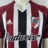 05-06 River Plate Away Maroon Stripes Jersey