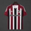 05-06 River Plate Away Maroon Stripes Jersey