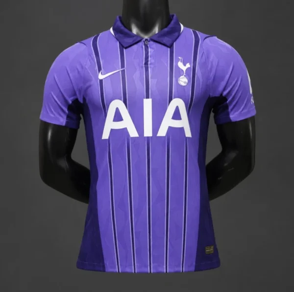 10 Tottenham Hotspur Third Purple Stripes Jersey