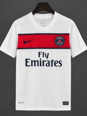 11-12 PSG Away White Jersey