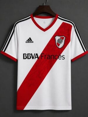 13-14 River Plate Home White Jersey 13-14 River Plate Home White Jersey