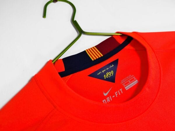 14-15 FC Barcelona Away Orange-Red Jersey 14-15 FC Barcelona Away Orange-Red Jersey