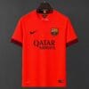 14-15 FC Barcelona Away Orange-Red Jersey 14-15 FC Barcelona Away Orange-Red Jersey