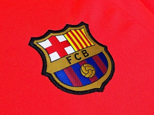 14-15 FC Barcelona Away Orange-Red Jersey 14-15 FC Barcelona Away Orange-Red Jersey
