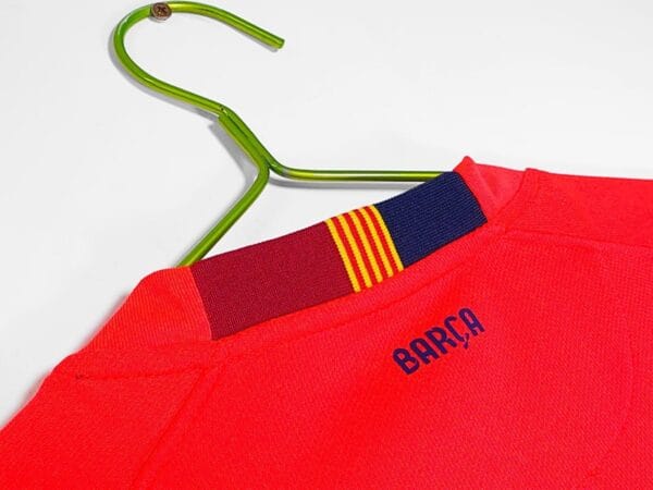14-15 FC Barcelona Away Orange-Red Jersey 14-15 FC Barcelona Away Orange-Red Jersey
