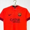 14-15 FC Barcelona Away Orange-Red Jersey 14-15 FC Barcelona Away Orange-Red Jersey