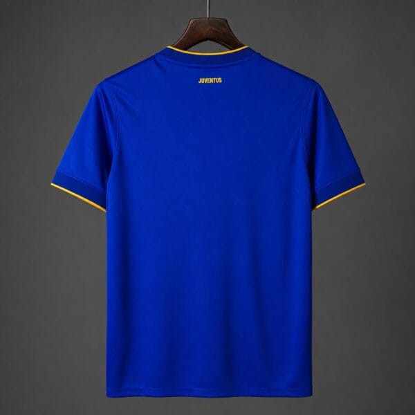 14-15 Juventus Royal Blue with Yellow Accents Away Jersey 14-15 Juventus Royal Blue with Yellow Accents Away Jersey