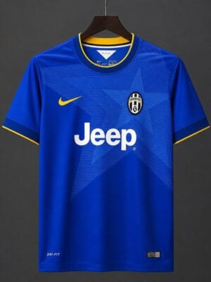 14-15 Juventus Royal Blue with Yellow Accents Away Jersey 14-15 Juventus Royal Blue with Yellow Accents Away Jersey