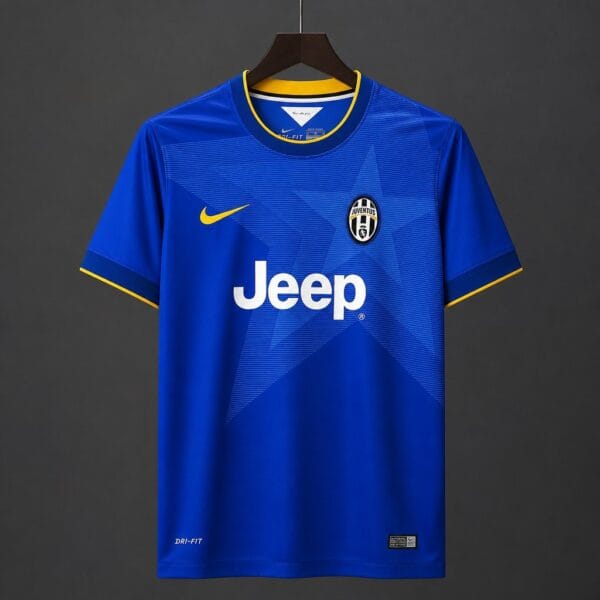 14-15 Juventus Royal Blue with Yellow Accents Away Jersey 14-15 Juventus Royal Blue with Yellow Accents Away Jersey