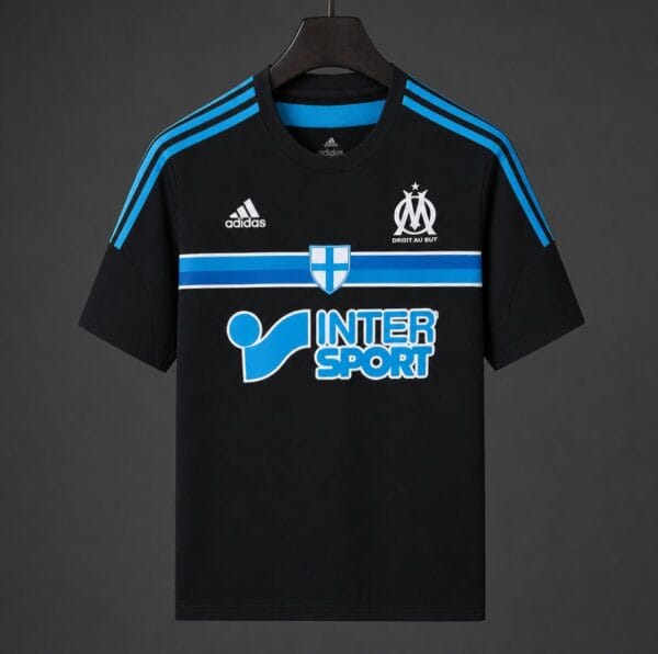 14-15 Olympique Marseille Third Black Jersey 14-15 Olympique Marseille Third Black Jersey