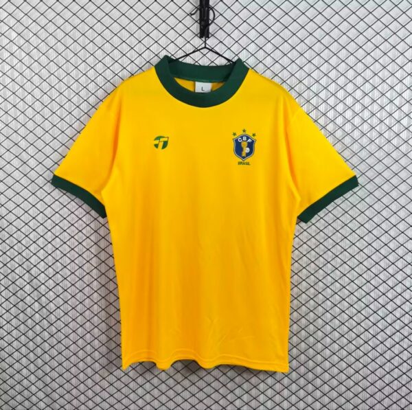 1982 Brazil Home Jersey