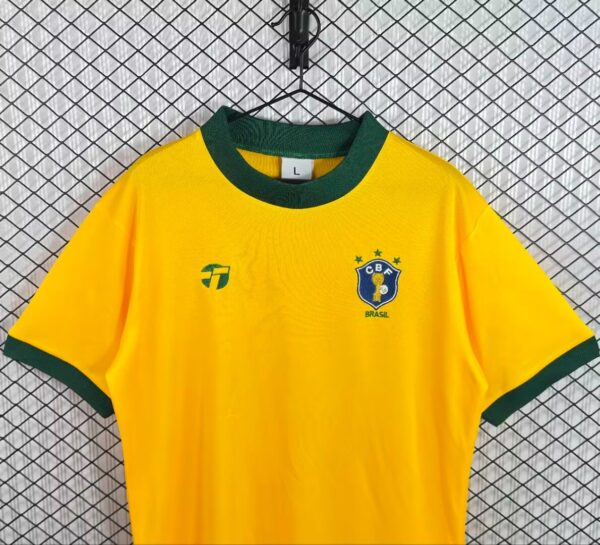 1982 Brazil Home Jersey