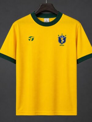 1982 Brazil Home Jersey