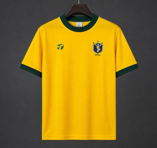 1982 Brazil Home Jersey