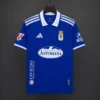 2 Real Oviedo Home Blue with White Collar Jersey