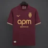 2 AS Monaco Away Maroon Jersey