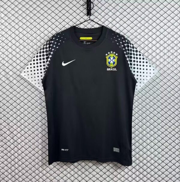 2010 Brazil Black Goalkeeper Jersey