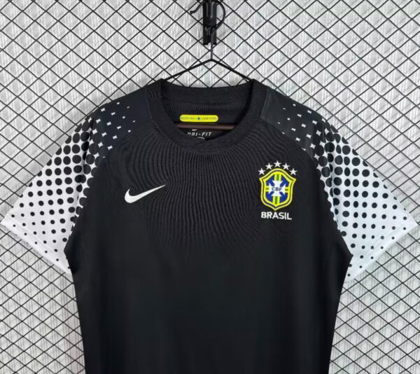 2010 Brazil Black Goalkeeper Jersey