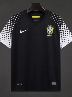 2010 Brazil Black Goalkeeper Jersey