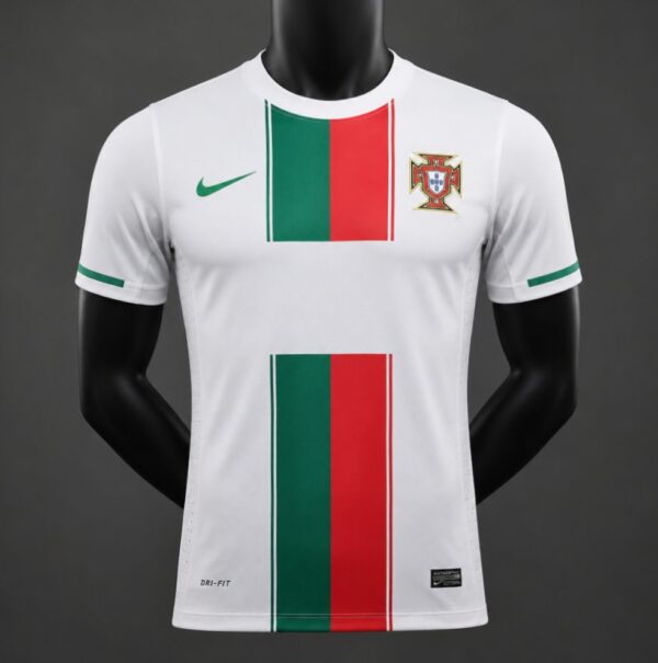 2010 Portugal Away White Player Version Jersey 2010 Portugal Away White Player Version Jersey