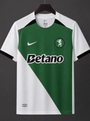 24-25 Sporting Lisbon White Green 100Th Anniversary Jersey