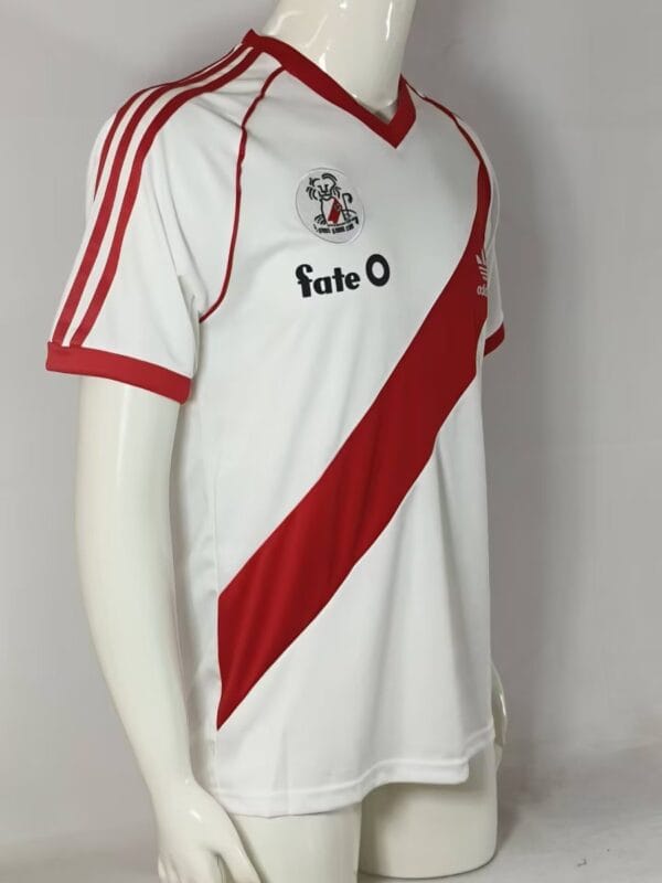 86-87 River Plate Home White Jersey 86-87 River Plate Home White Jersey