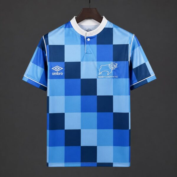 87-90 Derby County Home Jersey