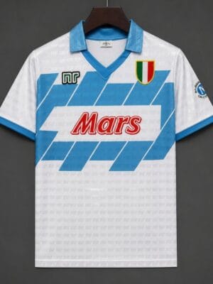 90-91 Napoli Away White Jersey 90-91 Napoli Away White Jersey