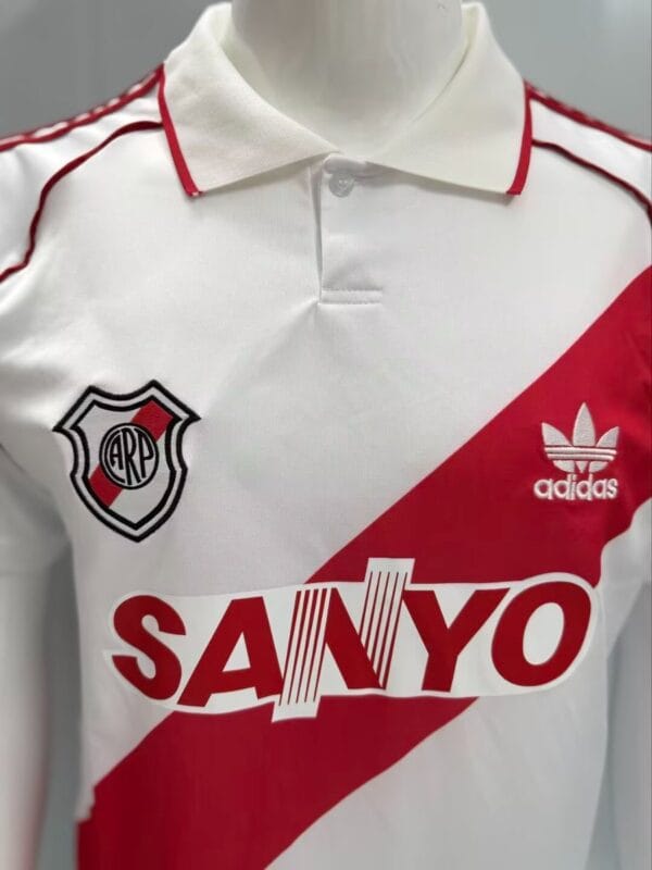 93-94 River Plate Home White Jersey