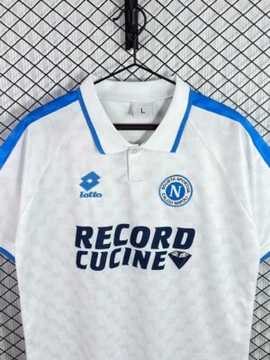 95-96 Napoli Away White Jersey